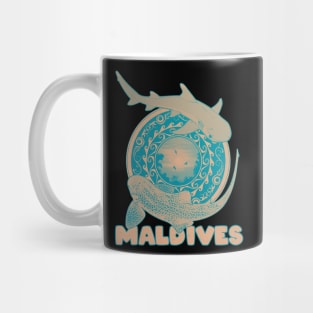 Maldives Leopard Shark Whitetip Reef Shark Mug